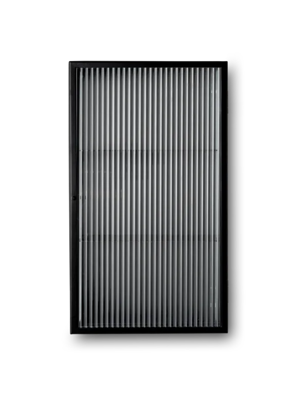 Haze Wall Cabinet, geriffeltes Glas 35x60 von Ferm Living