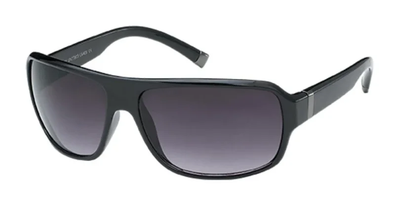 Sonnenbrille Herren 400UV Flat Top Cat3 lila braun getönt Metallscharnier