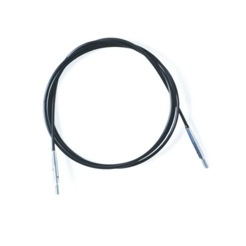 KnitPro Seil für Nadelspitzen Swivel schwarz drehbar 126 cm ergibt 150 cm