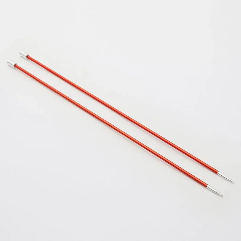 KnitPro Jackenstricknadeln ZING 2,50 mm 25 cm granat 1 Paar