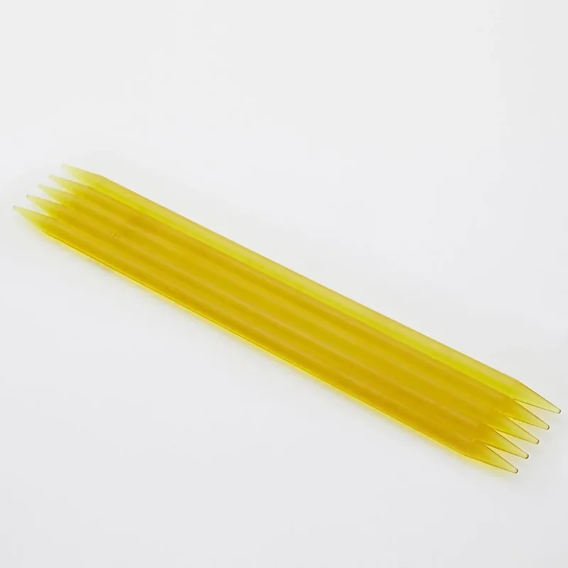 KnitPro Nadelspiel TRENDZ 6,00 mm 20 cm gelb 5 St