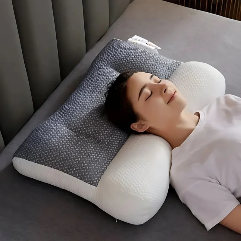 SleepAlign Orthopädisches Nacken Kissen Für Schlafen | Zervikale Wirbelsäulen Unterstützung - Schmerz Linderung - Reduzierte Schnarchen - Für Alle Schlafpositionen Karnz