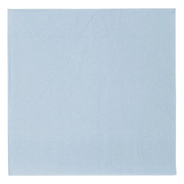 20 servetten 3laags 33x33cm blauw van Riethmueller koop je bij Partywinkel