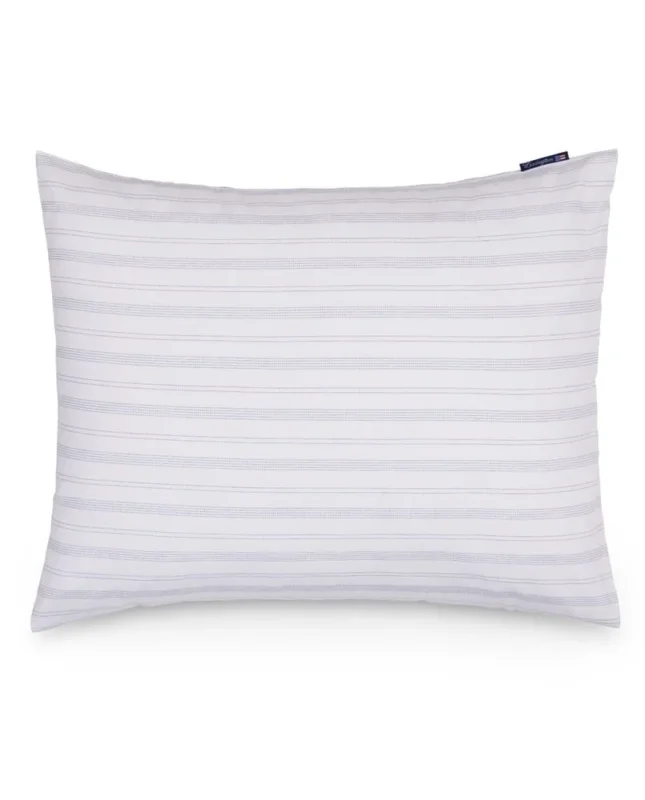 Lexington Striped Pin Point Oxford Kopfkissenbezug aus Lyocell-Baumwolle