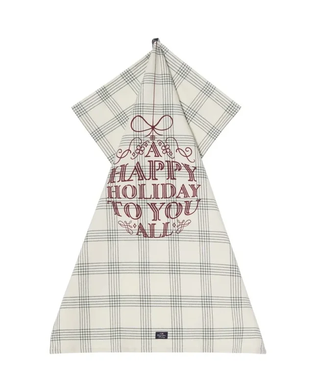 Lexington Happy Holiday Organic Cotton Geschirrtuch