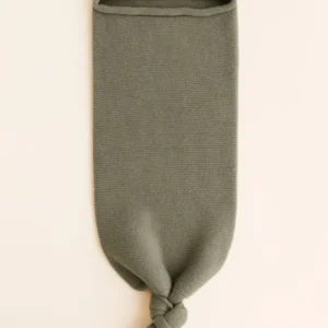Hvid Strick-Pucksack Cocoon Artichoke