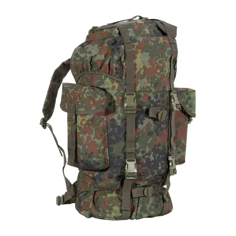 Bundeswehr Original BW Kampfrucksack Flecktarn 65 L gebraucht - ASMC