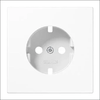 JUNG LS990SWWPL Bauteil / Zentralplatte Kommunikations-Schalterprogramm