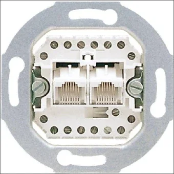 JUNG UAE8-8UPO Bauteil / Zentralplatte Kommunikations-Schalterprogramm
