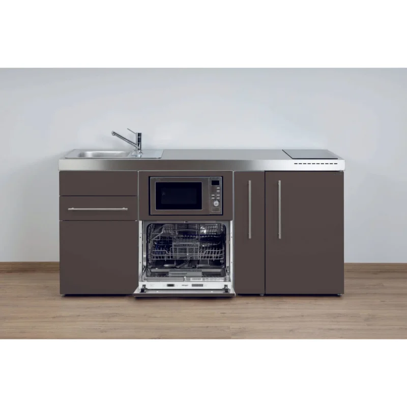 Stengel - Mini-Küche Miniküche Premiumline MPGSMMM180AKSIKFlBrS Mokka metallic