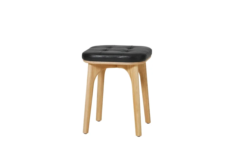Utility Stool SH460 Eiche natur Camo Sierra Schwarz von Stellar Works