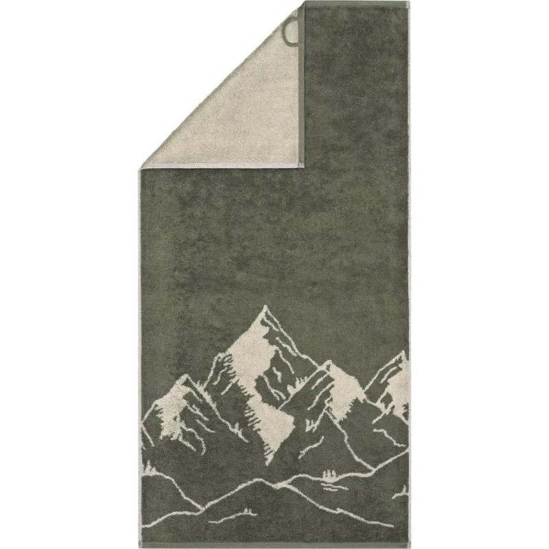 Cawö Handtuch Alpenchic Edition Berge 6269 zirbe
