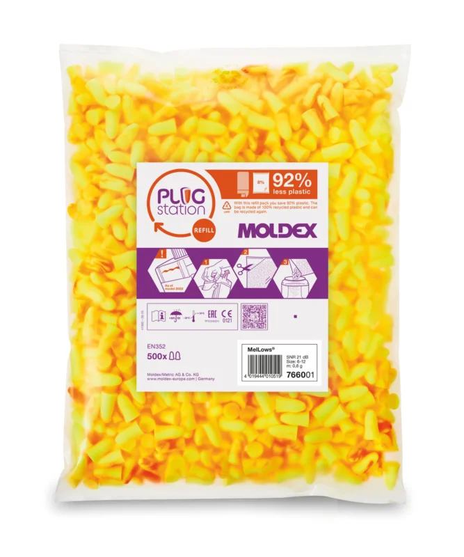 Moldex Gehörschutzstöpsel - MelLows PS 500 Paar - Nachfüllpackung