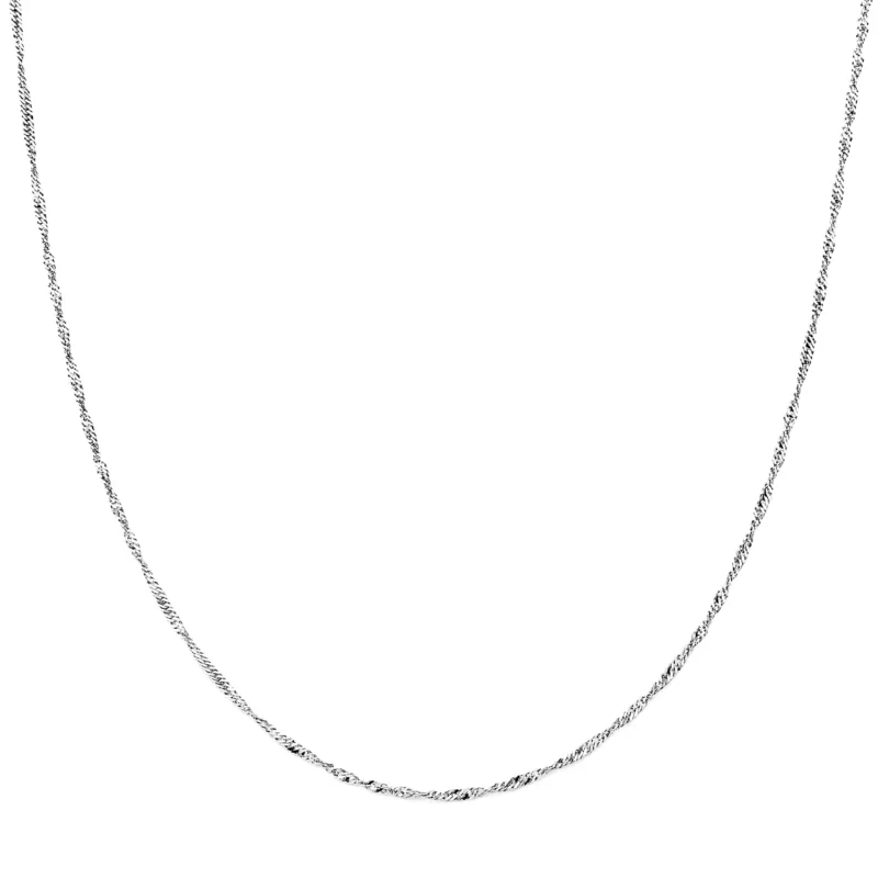 EXKLUSIVES ANGEBOT 950 Platin Singapurkette ca. 45 cm ca. 1,50g