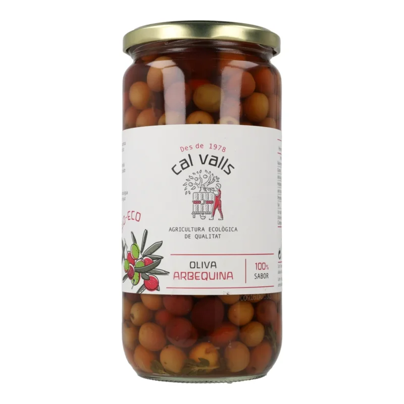 Ökologische Arbequina-Oliven Cal Valls 720 g