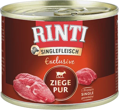 Rinti Exclusive Singlefleisch Dose Ziege Pur