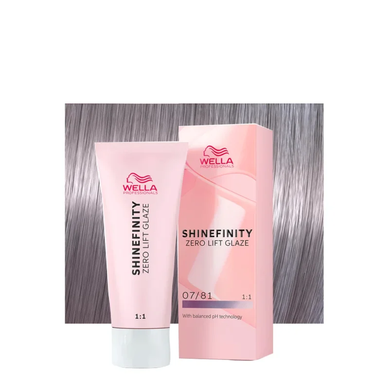 Wella Shinefinity Smoky Opal 07/81 Biondo Medio Perla Cenere 60ml - colore demi-permanente [all]