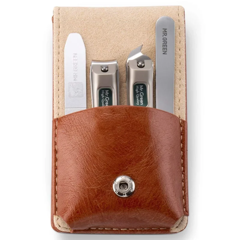 Maniküre Set mit tragbarem Etui - Geschenk für Nagelpflege