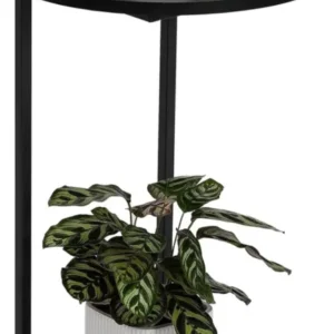 Beistelltisch Runder Couchtisch 40x40x60cm Schwarz