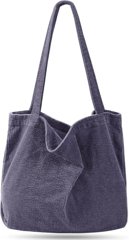 Captain Blues Cord Umhängetasche Damen Groß in Blau