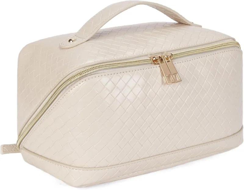Kulturbeutel PU-Leder Reise-Kosmetiktasche Make-up Frauen Bag