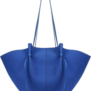 Große Damen Handtasche in Schwarz aus Kunstleder mit verstellbarem