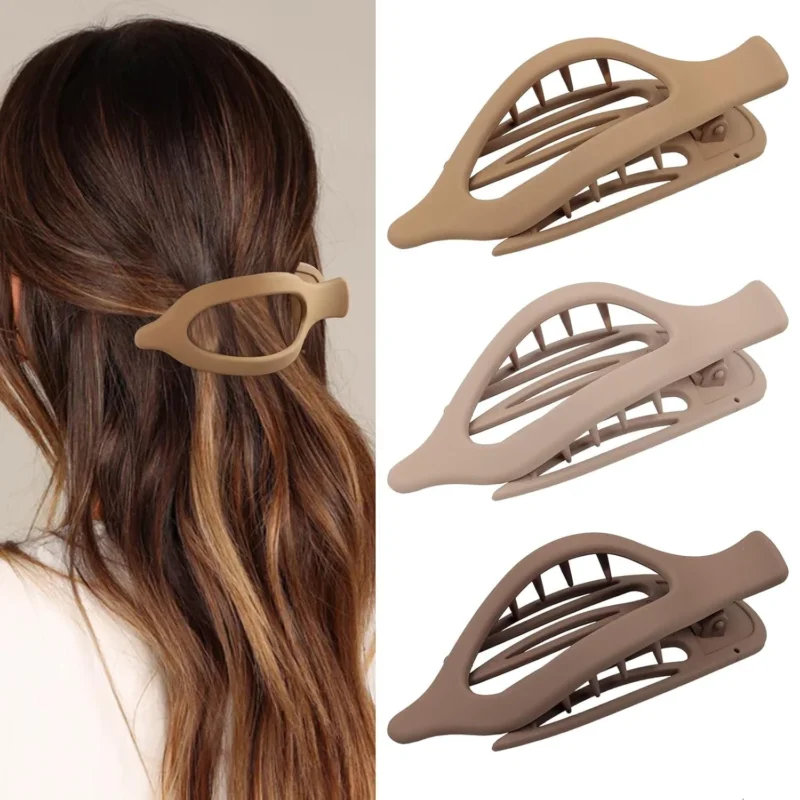 Große Haarklammern Set 3 Stück Rutschfest Französische Haarspangen