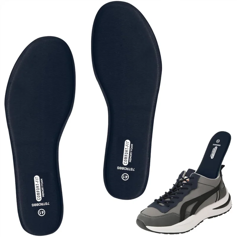 Memory Foam Einlegesohlen Sport Freizeit Damen Herren Blau EU41
