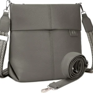 Umhängetasche Damen Mittelgroß Handtasche Crossbody Bag PU Leder 2