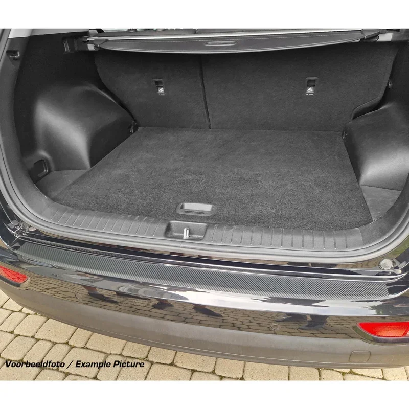 MAX6, Maßgeschneiderte Heckstoßstangenschutzfolie, Passend für Renault Megane III Grandtour (2008-2015), Carbon-Look