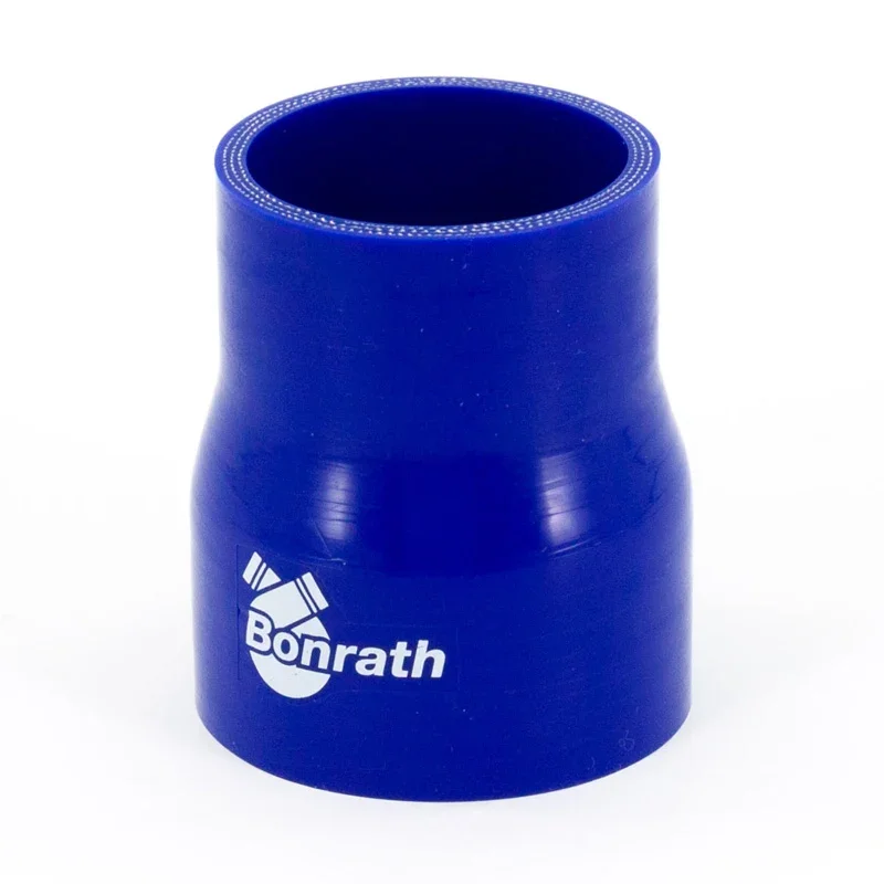 Bonrath, Silikonschlauch Reduzierer Recht - Länge:76mm - Ø63>60mm, Silikone, Blau