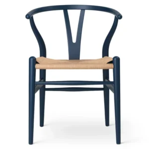 Wishbone Chair CH24 Soft Blue von Hans J. Wegner