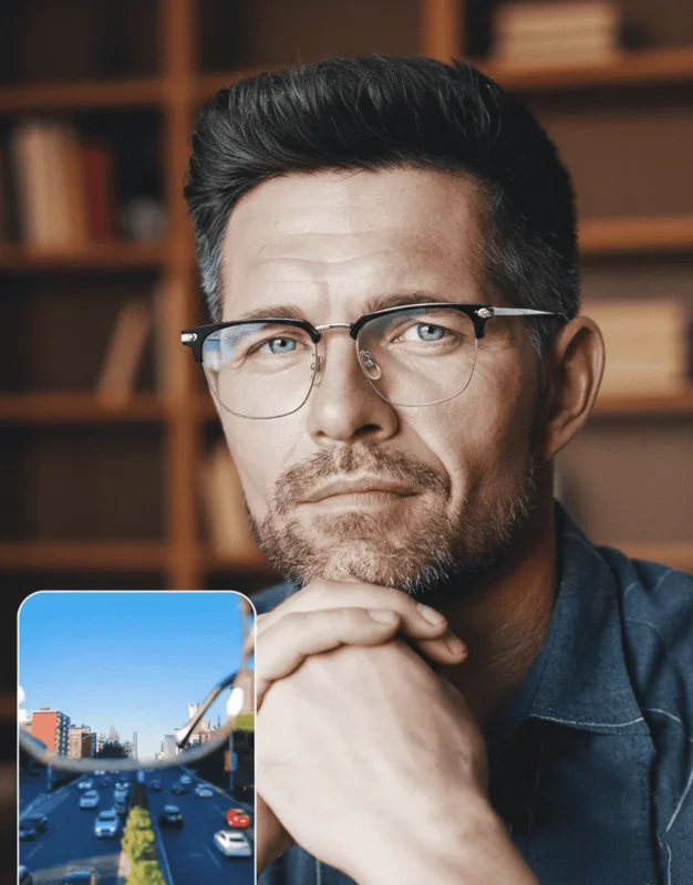 Ultraleichte Lesebrille mit Blaulichtfilter – Bild 2