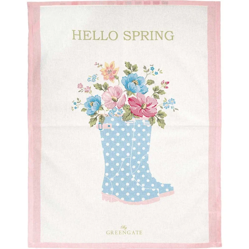 GreenGate - Josefina Geschirrtuch piece printed summer white