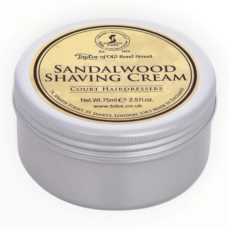 Rasiercreme, Sandelholz, 75 ml.