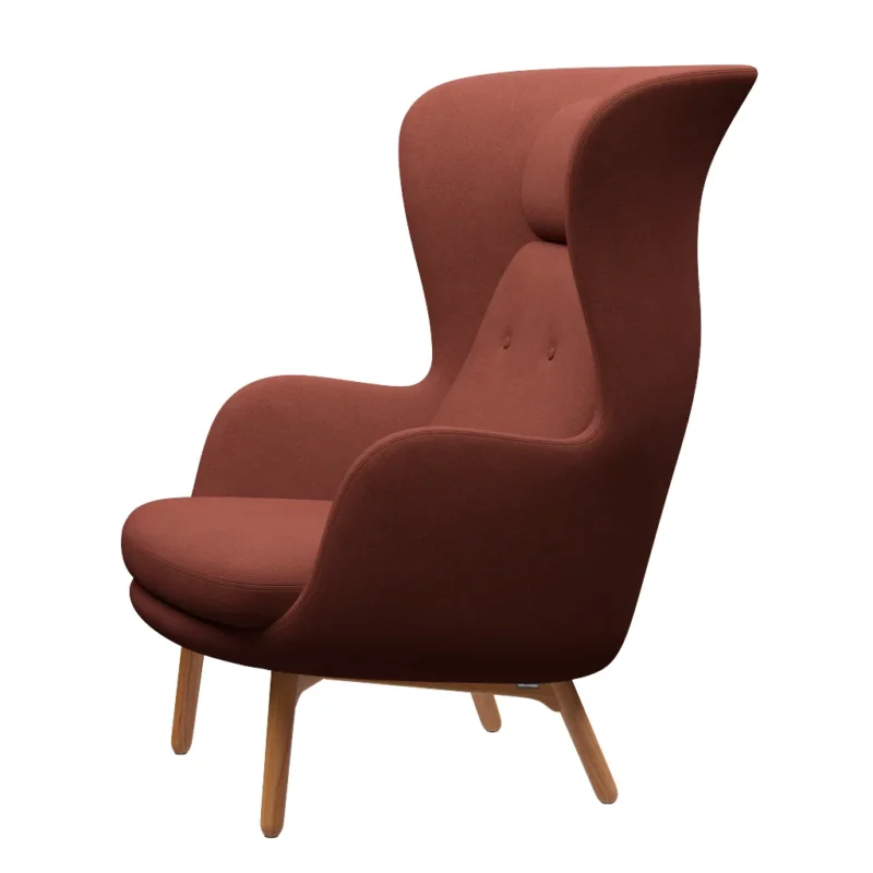 Ro Sessel mit Gestell aus Eiche von Fritz Hansen