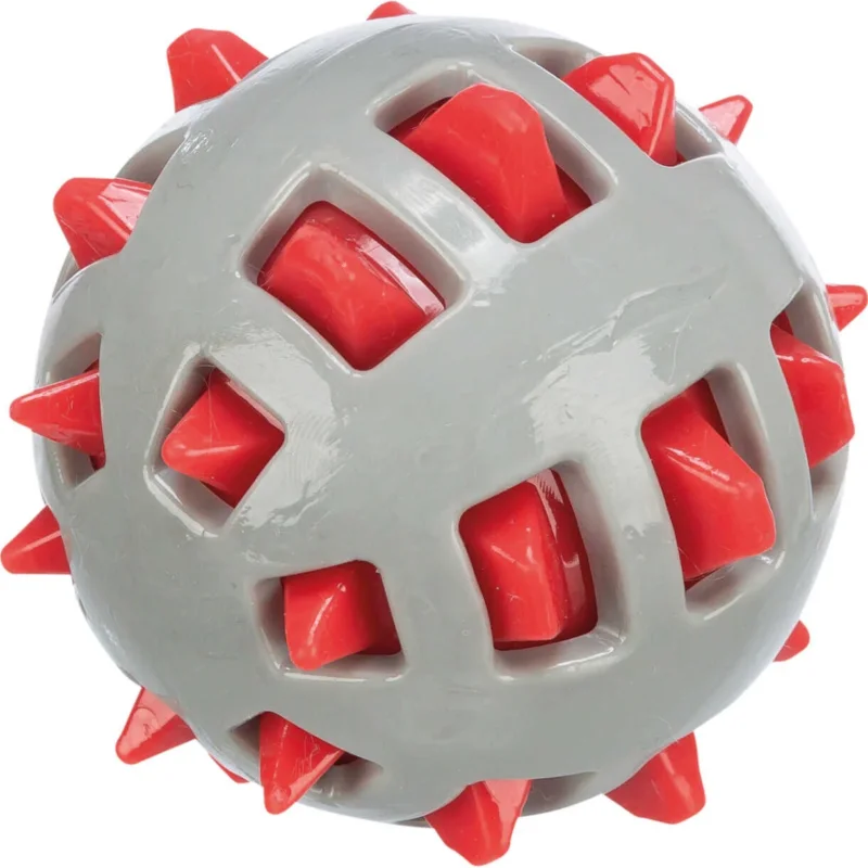 Jolly Paw Ball mit Stollen, mit Ton (TPR) Ø10 cm Multi/gemustert