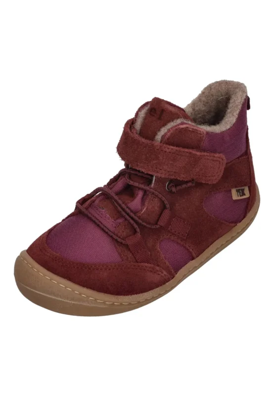 KOEL Barefoot Kinder Übergangsschuhe Sneakers BEAU WOOL bordo