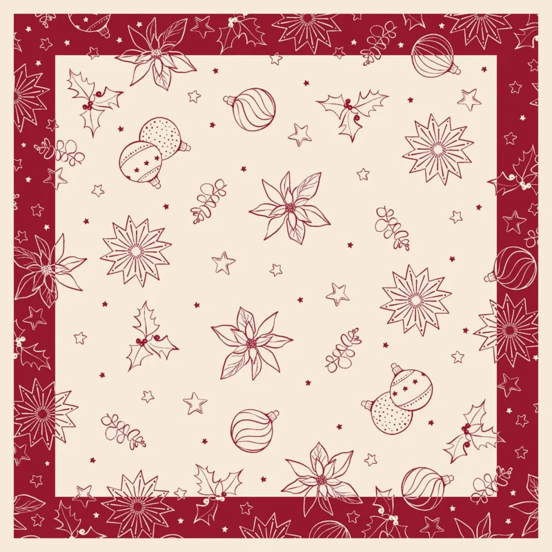 Linclass-Tischdecke-Milan-pebblestone-bordeaux-115011