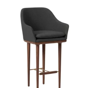 Lunar Barhocker, Walnuss, Hallingdal 180 CMHR Gold von Stellar Works