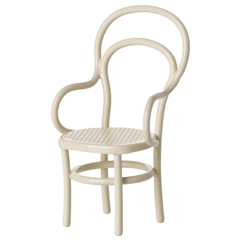 Maileg - Vintage Stuhl, Maus Miniatur - Creme