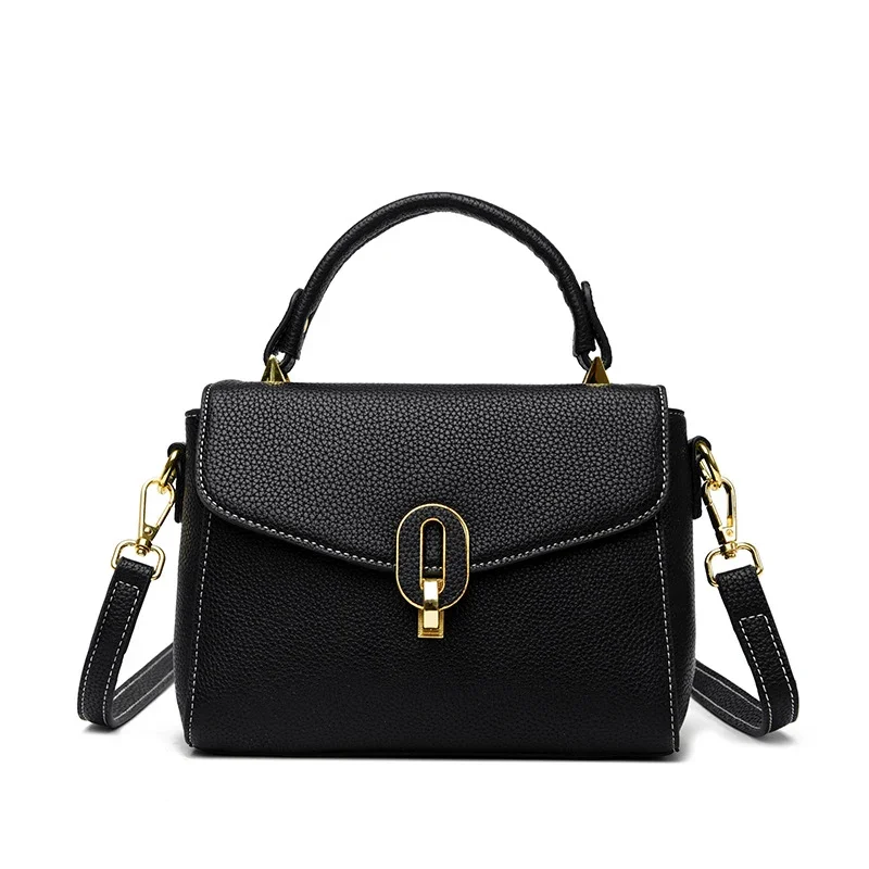 Elegante Strukturierte Top-Handle Handtasche Karnz