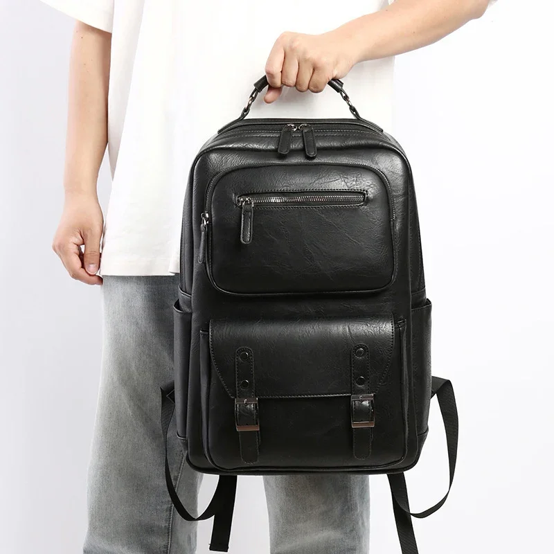 Premium Leder Organizer Rucksack Karnz