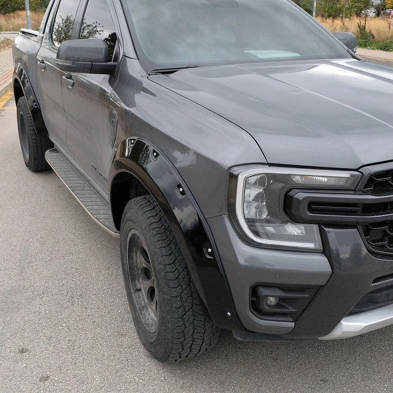OneWay, Kotflügelverbreiterung, Jumbo, Glanzschwarz, passend für Ford Ranger T9 (2022-)