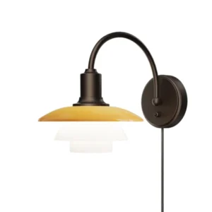 PH 2/2 Wandleuchte Centenary Edition, mit Kabel und Schalter von Louis Poulsen