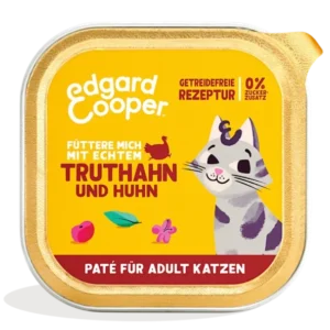 Edgard & Cooper Katze Paté Truthahn & Huhn mit Cranberrys