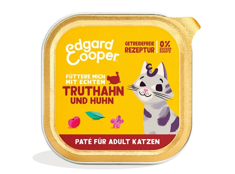 Edgard & Cooper Katze Paté Truthahn & Huhn mit Cranberrys