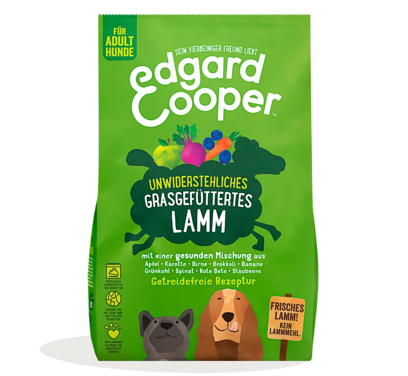 Edgard & Cooper Hund Adult Frisches Grasgefüttertes Lamm mit Apfel