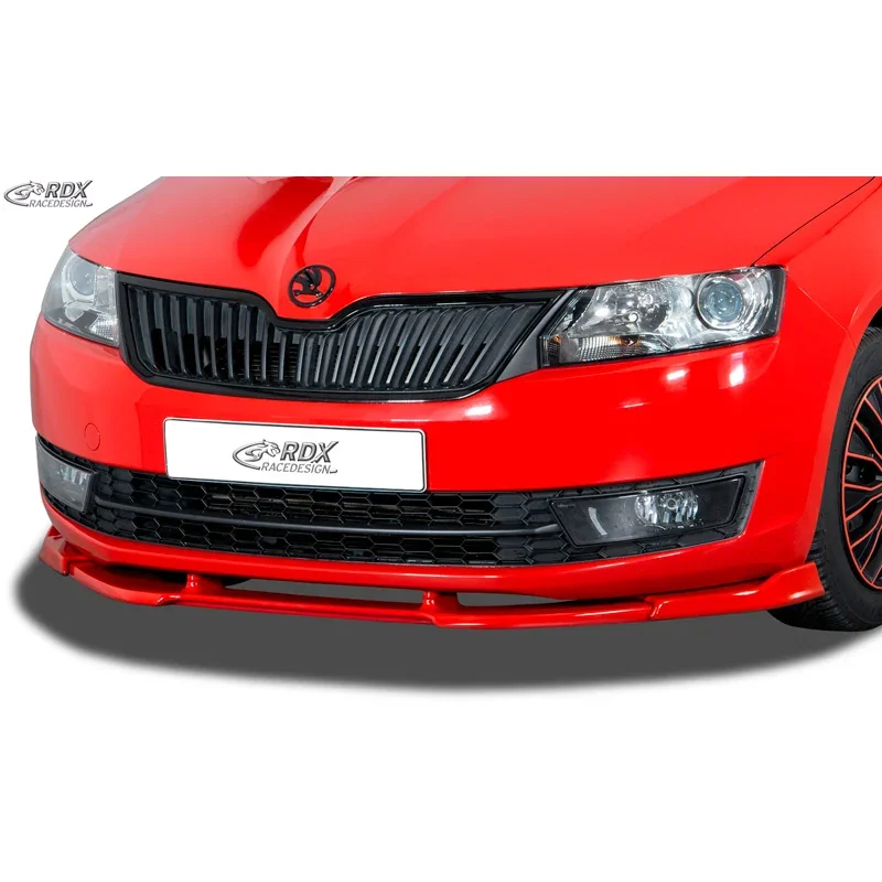 RDX Racedesign, Frontspoiler Vario-X passend für Skoda Rapid (NH) 2012-2019 (PU), PU-Rim, Unlackiert