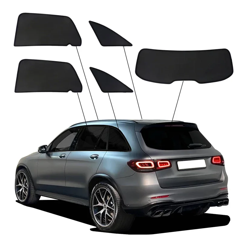 SunClip, Sonnenschutzrollos & Sonnenschutz, passt zu Mercedes GLC (X253) (2015-2022)